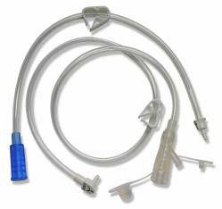 Applied Medical Technologies Right Angle Connector with Bolus Adapter AMT Mini Classic 12 Inch - Each - 6-1221-EA