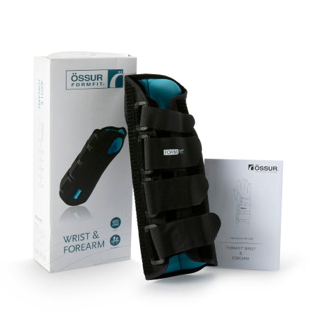 Ossur Wrist / Forearm Brace Ossur® Formfit® Aluminum / Cotton / Polyester Right Hand Black Medium - Each - 617075-EA