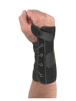 Ossur Wrist / Forearm Brace Ossur® Formfit® Aluminum / Cotton / Polyester Left Hand Black Medium - Each - 617085-EA