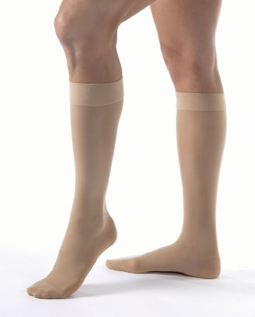 BSN Medical Compression Stocking JOBST® Ultrasheer Knee High X-Large / Petite Natural / Silky Beige Closed Toe - Pair - 119607-PR