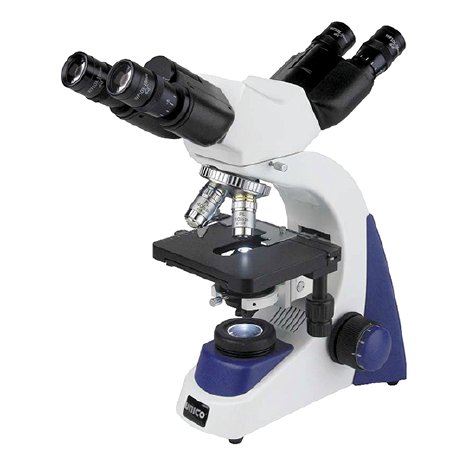 United Products & Instruments G380 Series Teaching Microscope Dual Binocular Head 4X / 10X / 40X / 100XR Mechanical Stage - Each - G388-EA