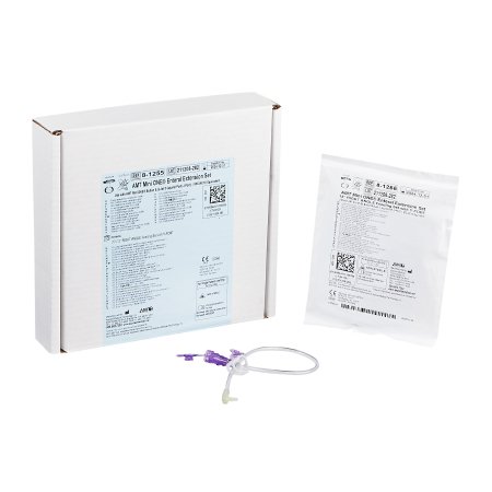 Applied Medical Technologies Right Angle Connector with Y-Port Adapter Mini ONE® 12 Inch, Purple - Box of 10 - 8-1255-BX
