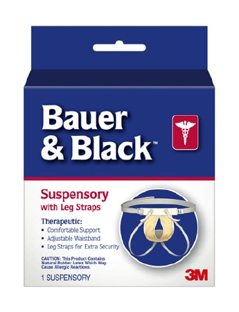 3M Athletic Supporter Bauer & Black™ Medium White - Case of 48 - 201161-CS