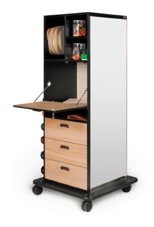 Hausmann Industries Mega Rack 32 W X 72 H X 32 D Inch, 4 Inch Twin Wheel Locking Caster - Each - 5562-EA