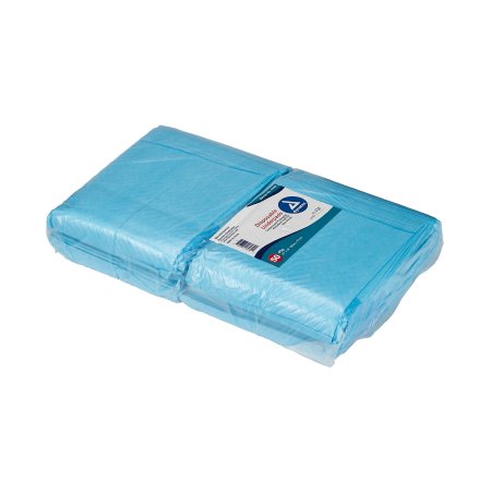 Dynarex Disposable Underpad Dynarex® 23 X 36 Inch Fluff Light Absorbency - Bag of 50 - 1343-BG