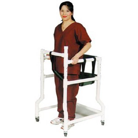 Patterson Medical Supply Walker Chair Adjustable Height PVC Frame 250 lbs. Weight Capacity 33 to 36 Inch Height - Each - 563324-EA