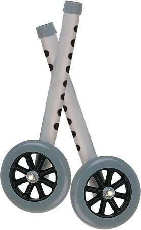 Drive Medical drive™ Extension Leg with Wheel - Box of 1 - 10108WC-BX