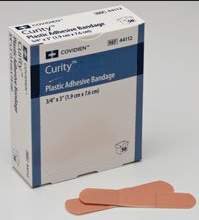 Cardinal Adhesive Strip Curity™ 3/4 X 3 Inch Plastic Rectangle Tan Sterile - Case of 3600 - 44113--CS