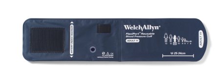 Welch Allyn Reusable Blood Pressure Cuff FlexiPort® 25 to 34 cm Arm Nylon Cuff Adult Long Cuff - Each - REUSE-11L-2MQ-EA