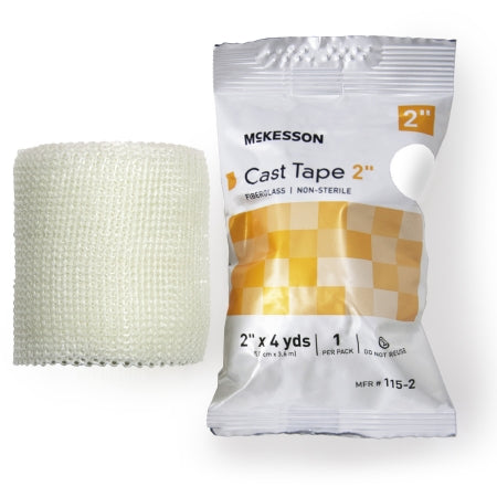 McKesson Cast Tape McKesson 2 Inch X 12 Foot Fiberglass White - Box of 10 - 115-2-BX