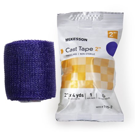 McKesson Cast Tape McKesson 2 Inch X 12 Foot Fiberglass Purple - Box of 10 - 115-2U-BX