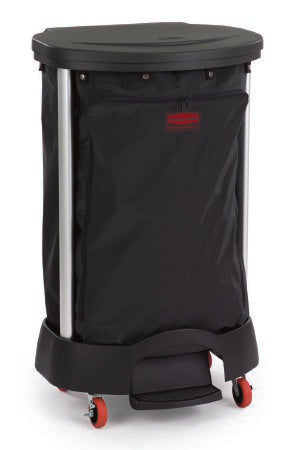 Lagasse Hamper Stand Premium Rolling Round Opening 30 gal. Capacity Foot Pedal - Each - RCP6300BLA-EA
