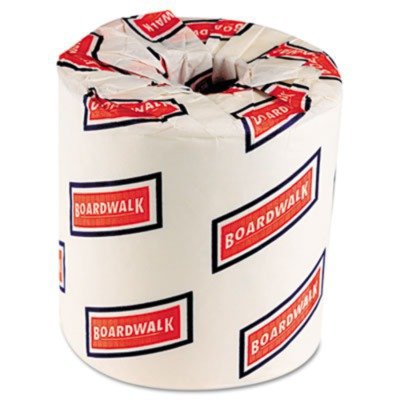 Lagasse Toilet Tissue Boardwalk® White 2-Ply Standard Size Cored Roll 500 Sheets 4-1/2 X 4-1/2 Inch - Case of 96 - BWK6155B-CS