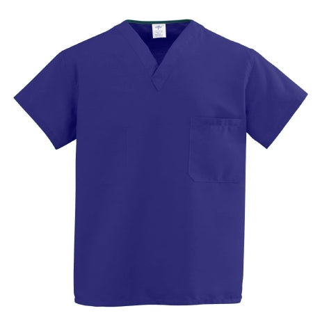 Medline Scrub Shirt ComfortEase™ Small Rich Purple 2 Pockets Short Set-In Sleeve Unisex - Each - 910JPPS-CM-EA