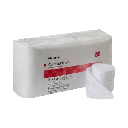 McKesson Cast Padding Undercast McKesson 3 Inch X 4 Yard Polyester NonSterile - Case of 80 - 16-CP3-CS