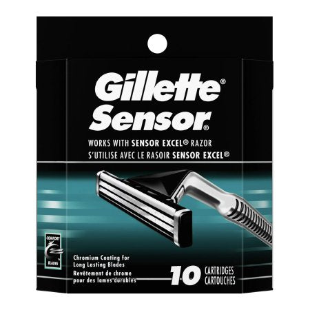 Procter & Gamble Razor Cartridge Refill Gillette® Sensor - Box of 10 - 04740011505-BX