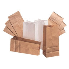 Lagasse Grocery Bag General Brown Kraft Paper #5 - Pack of 500 - BAGGK5500-PK