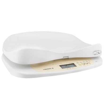 Medela Baby Scale BabyWeigh™ II Digital LCD Display 24 lbs. Capacity White AC Adapter / Battery Operated - Each - 101029342-EA