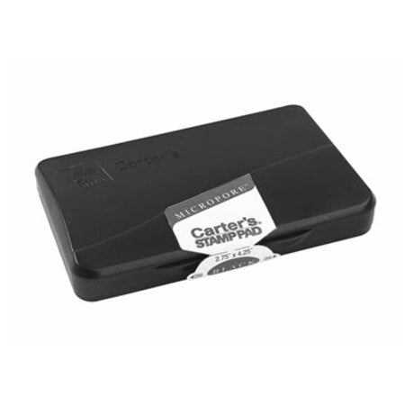 s™ Pre-Inked Micropore Stamp Pad, 4.25" x 2.75", Black - Each - AVE-21281-EA