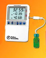 PANTek Technologies LLC Refrigerator / Freezer Thermometer Fisherbrand™ Traceable® Fahrenheit -58Â° to +158Â°F (-50Â° to +70Â°C) Bottle Probe Desk / Wall Mount Battery Operated - Each - S98173-EA