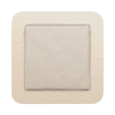 Molnlycke Silver Foam Dressing Mepilex® Border Ag 6 X 6 Inch Square Sterile - Box of 5 - 395490-BX