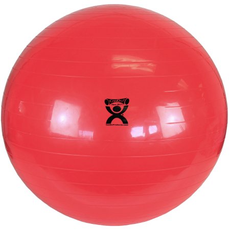 Fabrication Enterprises Inflatable Exercise Ball CanDo® Red - Each - 30-1804-EA