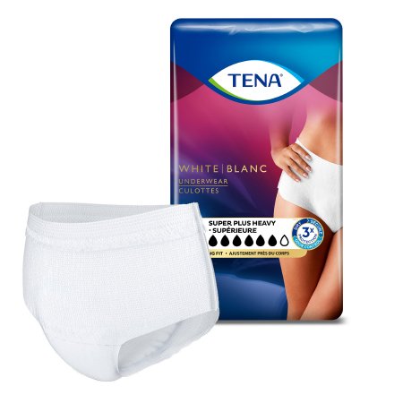 Essity HMS North America Inc Female Adult Absorbent Underwear TENA® Women™ Super Plus Pull On with Tear Away Seams Large Disposable Heavy Absorbency - Bag of 16 - 54286-BG