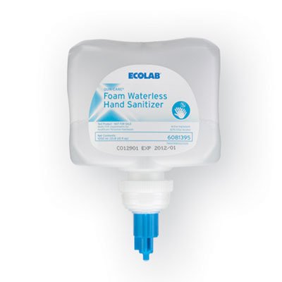 EcoLab Hand Sanitizer Quik-Care™ 1,000 mL Ethyl Alcohol Foaming Dispenser Refill Bottle - Each - 6081395-EA
