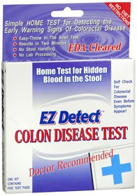 Biomerica Inc Cancer Screening Test Kit EZ Detect™ Colorectal Cancer Screening Fecal Occult Blood Test (FOBT) Stool Sample 5 Tests CLIA Waived - Box of 5 - 08305910001-BX