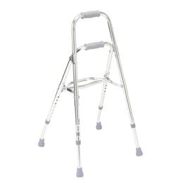 Drive Medical Side Step Folding Walker Adjustable Height drive™ Hemi Aluminum Frame 300 lbs. Weight Capacity 29-1/2 to 37 Inch Height - Each - 10240-1-EA
