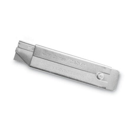 COSCO Jiffi-Cutter Compact Utility Knife with Retractable Blade, 3" Metal Handle, Chrome, 12/Box - Box of 1 - COS-091460-BX