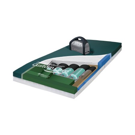 Span America Bed Mattress PressureGuard® Custom Care® Convertible Non-Powered Pressure Redistribution Type 36 X 80 X 7 Inch - Each - CJ803629-EA