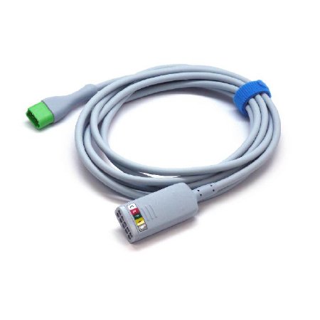 Mindray USA ECG Cable 10 Inch, 3/5 Lead,Reusable For Passport Monitor 10 Inch - Each - 0012-00-1745-01-EA