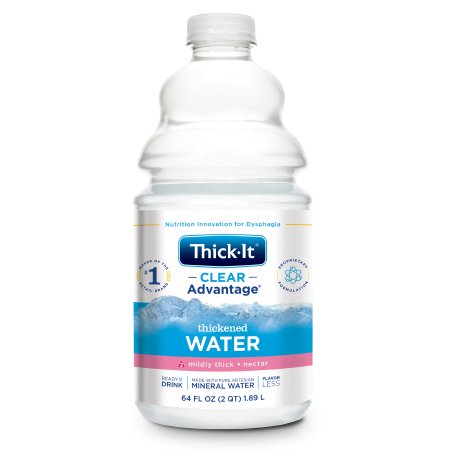 Kent Precision Foods Thickened Water Thick-It® Clear Advantage® 64 oz. Bottle Unflavored Liquid IDDSI Level 2 Mildly Thick - Case of 4 - B450-A5044-CS