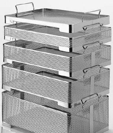 V. Mueller Sterilization Basket Genesis® 12-11/16 X 26-11/16 X 42 Inch - Each - BP2-5A-EA