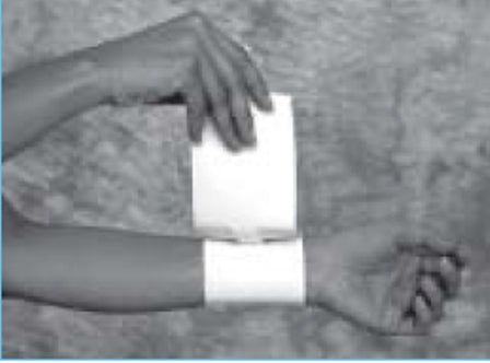 Scott Specialties Wrist Support Wraparound / Wristlet Elastic Left or Right Wrist Black Large - Each - 1303 BLA LG-EA