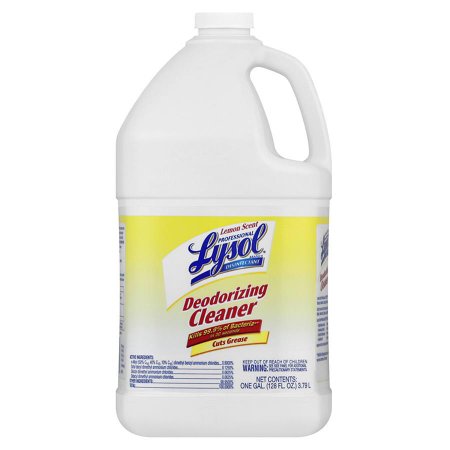 Lagasse Professional Lysol® Surface Disinfectant Cleaner Alcohol Based Manual Pour Liquid Concentrate 1 gal. Jug Lemon Scent NonSterile - Case of 4 - RAC76334CT-CS