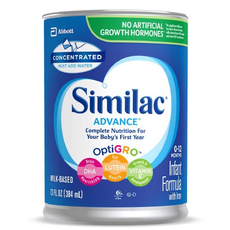 Abbott Nutrition Infant Formula Similac® Advance® 13 oz. Can Concentrate Iron - Each - 56973-EA