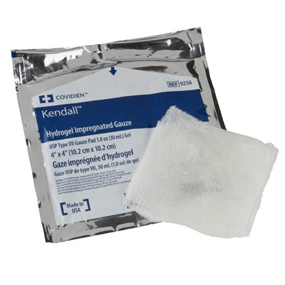 Cardinal Hydrogel Wound Dressing Kendall™ Impregnated 4 X 8 Inch Rectangle Sterile - Case of 100 - 9257-CS