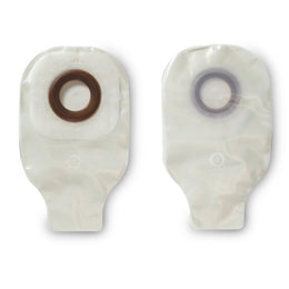 Hollister Ostomy Pouch Karaya 5 One-Piece System 9 Inch Length, Mini 1-1/8 Inch Stoma Drainable Convex, Pre-Cut - Pack of 10 - 3233-PK