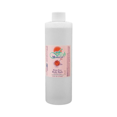 McKesson Medical Surgical Rinse-Free Body Wash Fresh Moment™ Liquid 16 oz. Bottle Scented - Case of 12 - HDX-D2502-CS