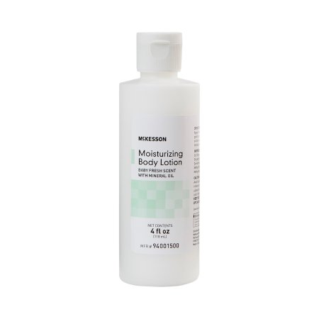 McKesson Medical Surgical Hand and Body Moisturizer McKesson 4 oz. Bottle Baby Fresh Scent Lotion - DZ/12 - 94001500-DZ
