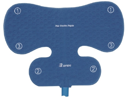 Breg Cold Therapy Pad WrapOn™ Shoulder X-Large 13 X 21-1/2 Inch Plastic / Felt / Foam / Elastic Reusable - Each - 04905-EA