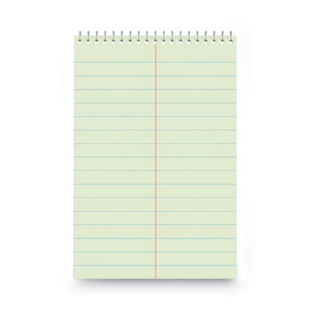 Universal® Steno Pads, Pitman Rule, Red Cover, 60 Green-Tint 6 x 9 Sheets - Each - UNV-76610-EA