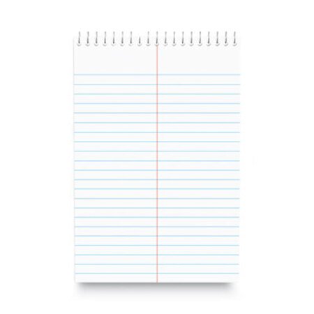 Universal® Steno Pads, Gregg Rule, Red Cover, 80 White 6 x 9 Sheets - Each - UNV-96920-EA