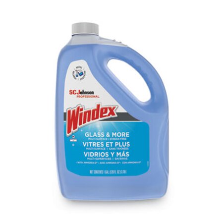 Windex® Glass Cleaner with Ammonia-D, 1 gal Bottle - Each - SJN-696503EA-EA
