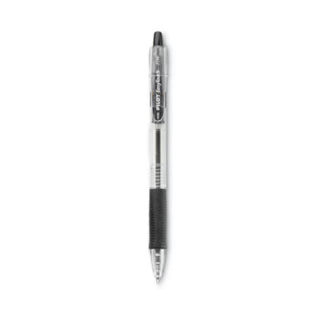 Pilot® EasyTouch Ballpoint Pen, Retractable, Fine 0.7 mm, Black Ink, Clear Barrel, Dozen - DZ/1 - PIL-32210-DZ