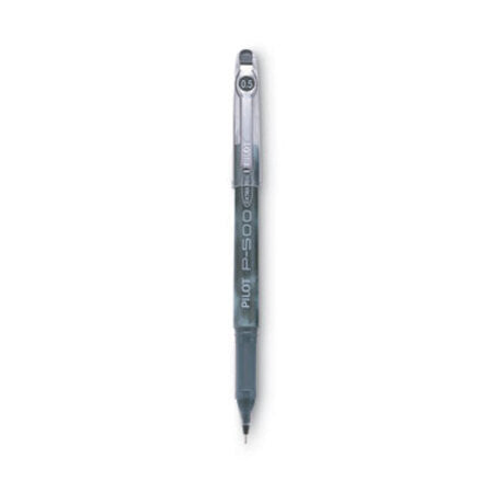 Pilot® Precise P-500 Gel Pen, Stick, Extra-Fine 0.5 mm, Black Ink, Black Barrel, Dozen - DZ/1 - PIL-38600-DZ