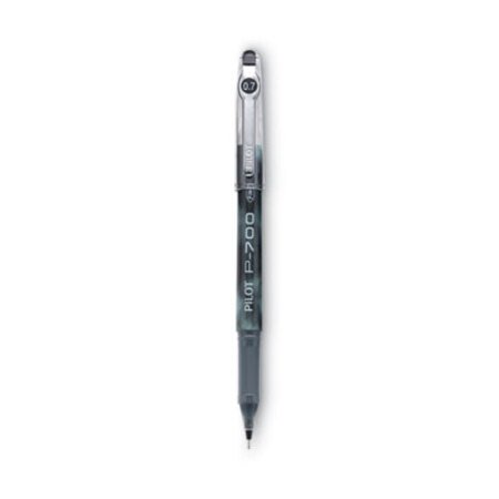Pilot® Precise P-700 Gel Pen, Stick, Fine 0.7 mm, Black Ink, Black Barrel, Dozen - DZ/1 - PIL-38610-DZ