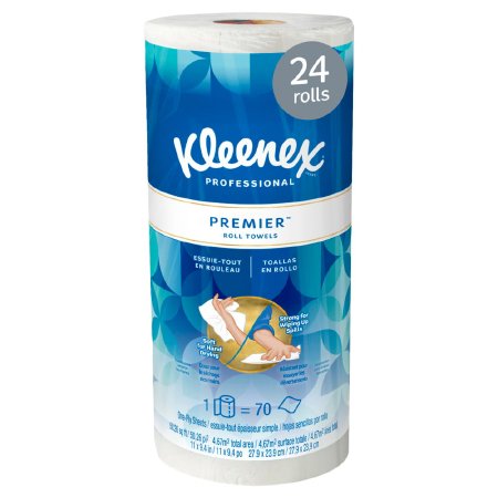 Kimberly Clark Kitchen Paper Towel Kleenex® Premiere® Perforated Roll 10-2/5 X 11 Inch - Case of 24 - 13964-CS